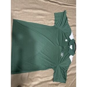NY Jets NFL team apparel brand new large collared shirt